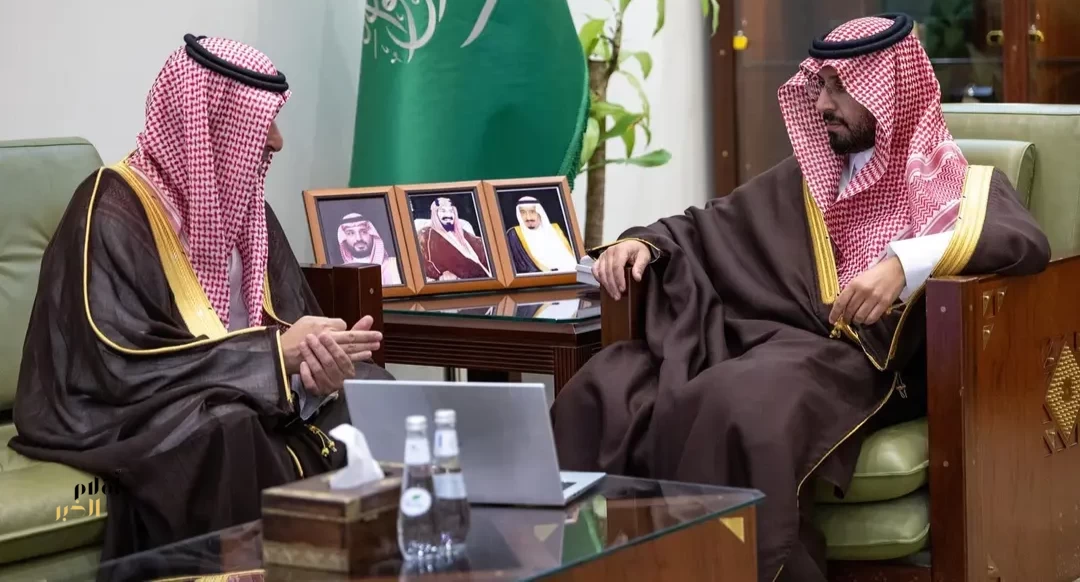 محافظ الخرج يستقبل مدير المركز الوطني لتنمية الغطاء النباتي ومكافحة التصحر بمنطقة الرياض