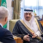 أمير منطقة الرياض يستقبل السفير الفنلندي المعيّن حديثًا لدى المملكة