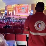 فرع الهلال الأحمر بجازان يرفع جاهزيته الإسعافية لمواكبة احتفالات اليوم الوطني السعودي