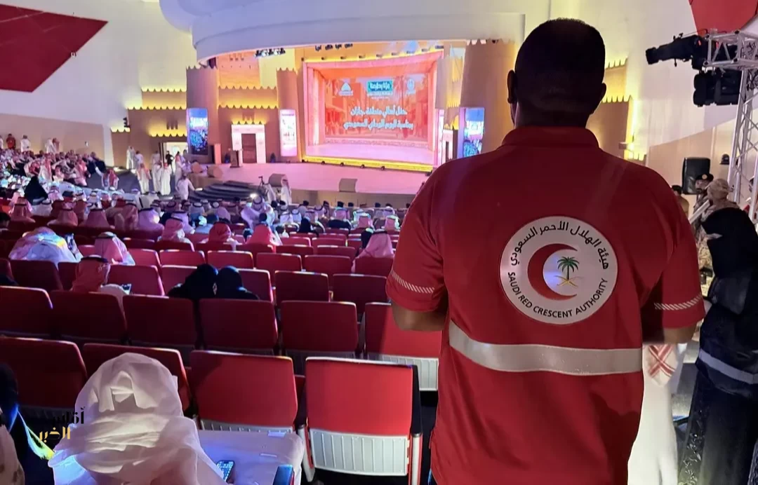 فرع الهلال الأحمر بجازان يرفع جاهزيته الإسعافية لمواكبة احتفالات اليوم الوطني السعودي