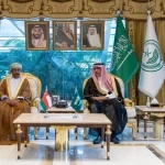 مساعد وزير الداخلية ومساعد المفتش العام للشرطة والجمارك للعمليات بسلطنة عُمان يرأسان الاجتماع السادس للجنة التنسيق الأمني والعدلي