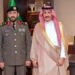 محافظ حفر الباطن يقلّد مدير شرطة حفر الباطن بالمحافظة رتبته الجديدة