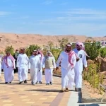 أمين منطقة تبوك يدشّن الممشى السياحي بمحافظة حقل