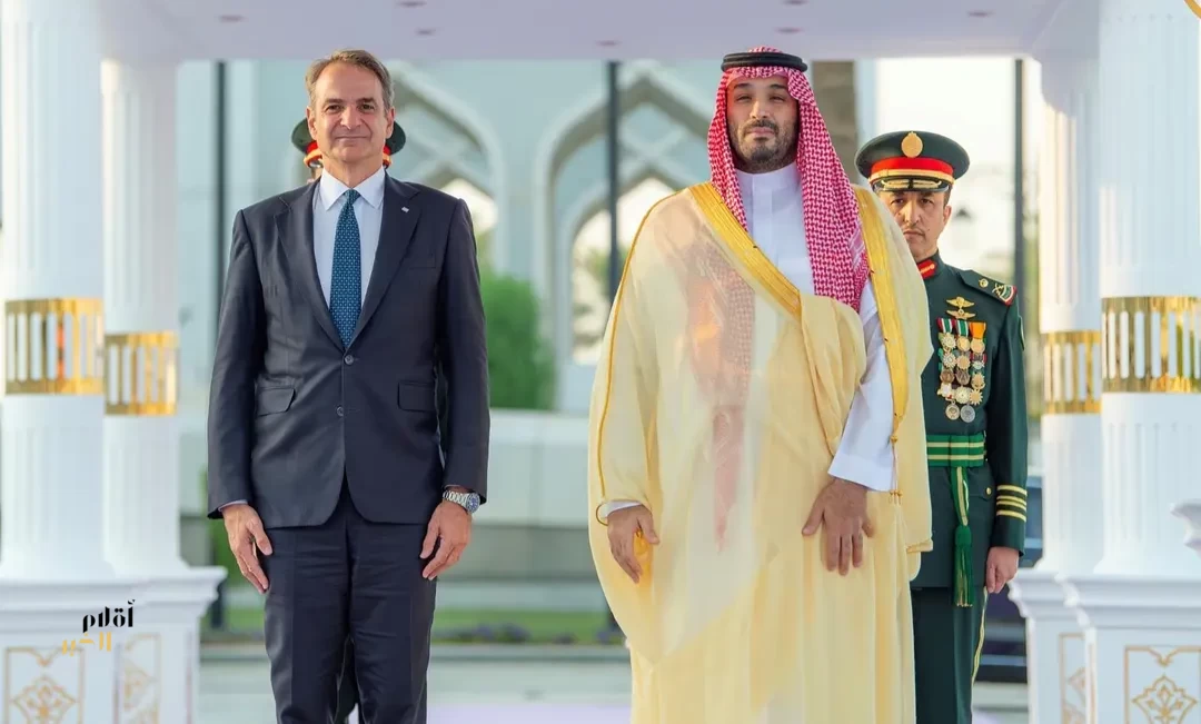 سمو ولي العهد يستقبل رئيس وزراء الجمهورية الهيلينية ويعقدان جلسة مباحثات رسمية