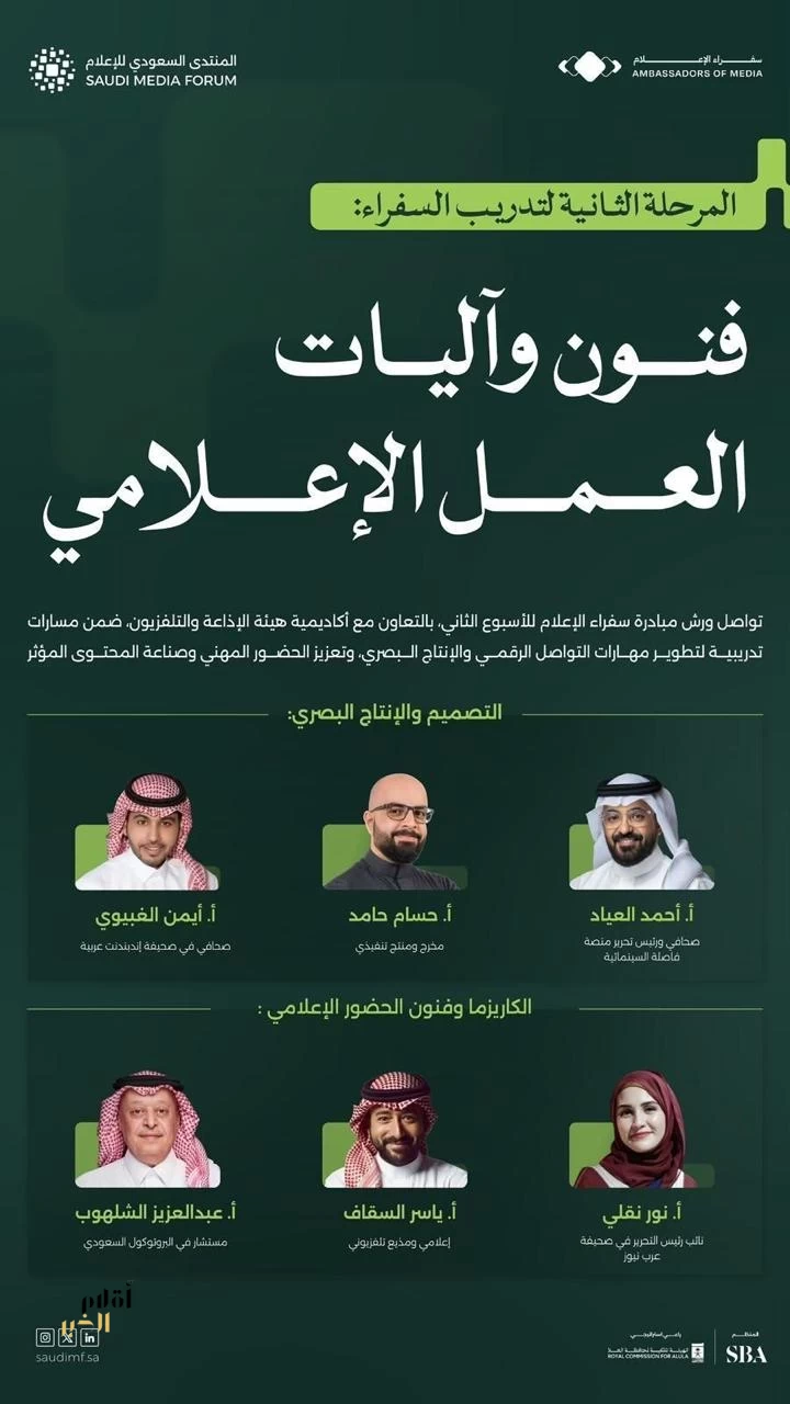 سفراء الإعلام" تطلق المرحلة الثانيّة من التدريب بورش متخصصة في فنون وآليات العمل الإعلامي