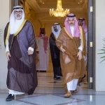 سمو وزير الخارجية يستقبل وزير الخارجية الكويتي