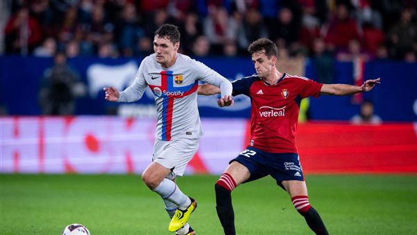 الدوري الإسباني: برشلونة يتغلب على أوساسونا ويحافظ على الصدارة