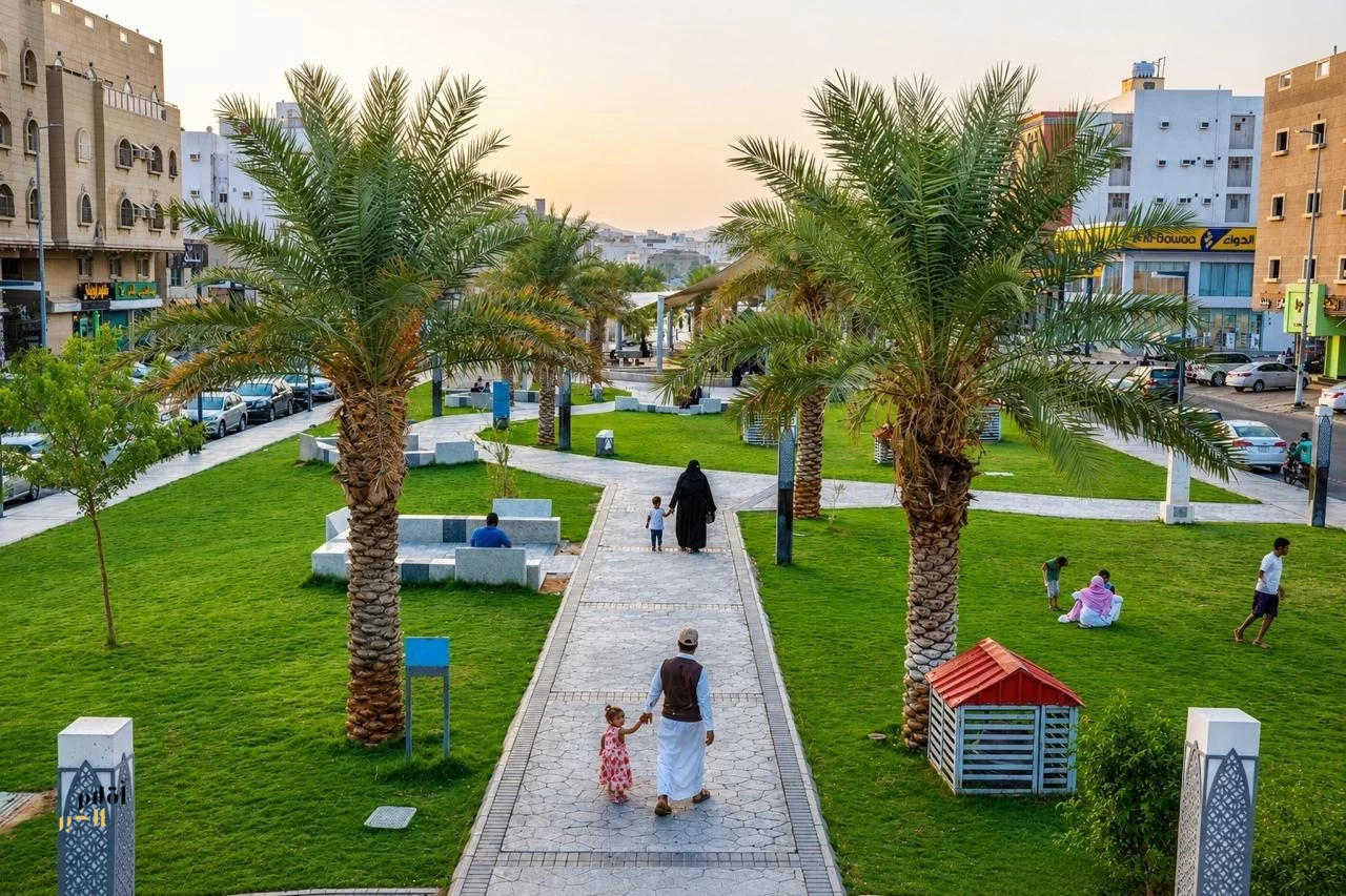 أمانة مكة تعزز البيئة الحضرية بتطوير الحدائق والمساحات الخضراء