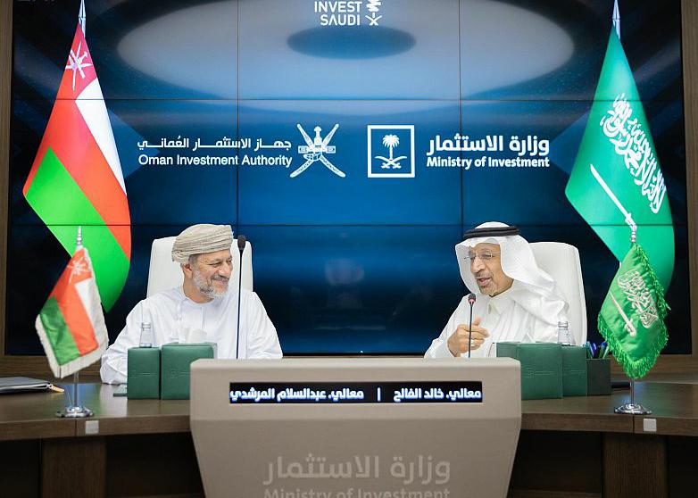 المهندس الفالح يلتقي بمعالي رئيس جهاز الاستثمار العُماني