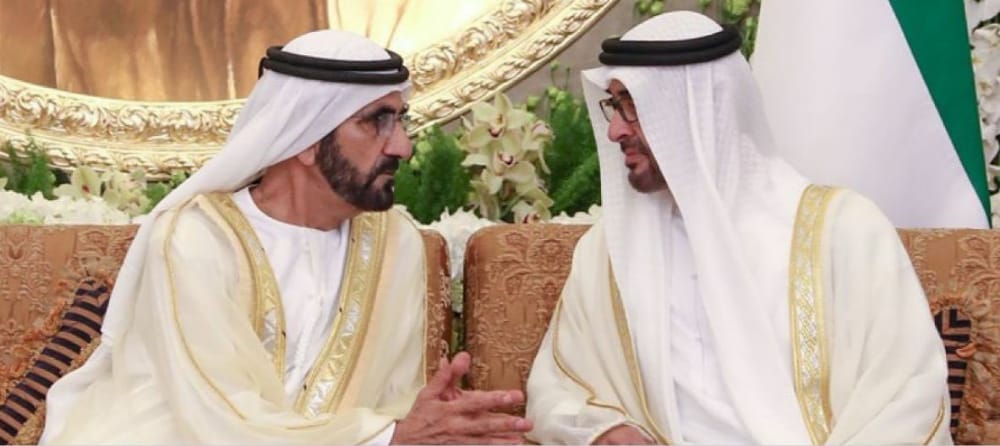 محمد بن راشد ينعي الشيخ خليفة بقصيدة " في جنة الخلد "