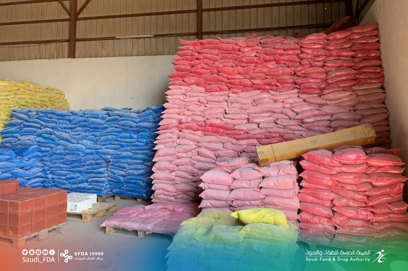 «الغذاء والدواء»: إغلاق منشأة تخزن 205 أطنان منتجات مخالفة