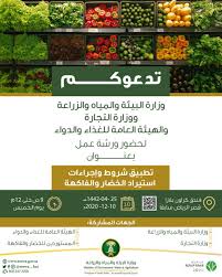 "البيئة" تنظم ورشة عمل لتطبيق شروط وإجراءات استيراد الخضار والفاكهة