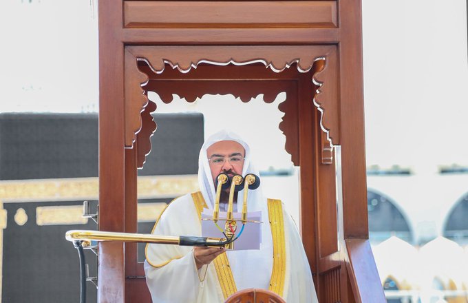 #الرئيس_العام في خطبة الجمعة: إقامة مناسك الحج بمحدودة الأعداد قرار صائب و حكيم
