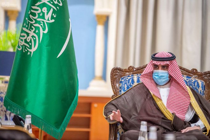 سمو أمير منطقة الجوف يستقبل مدير عام فرع المالية المعين حديثاً