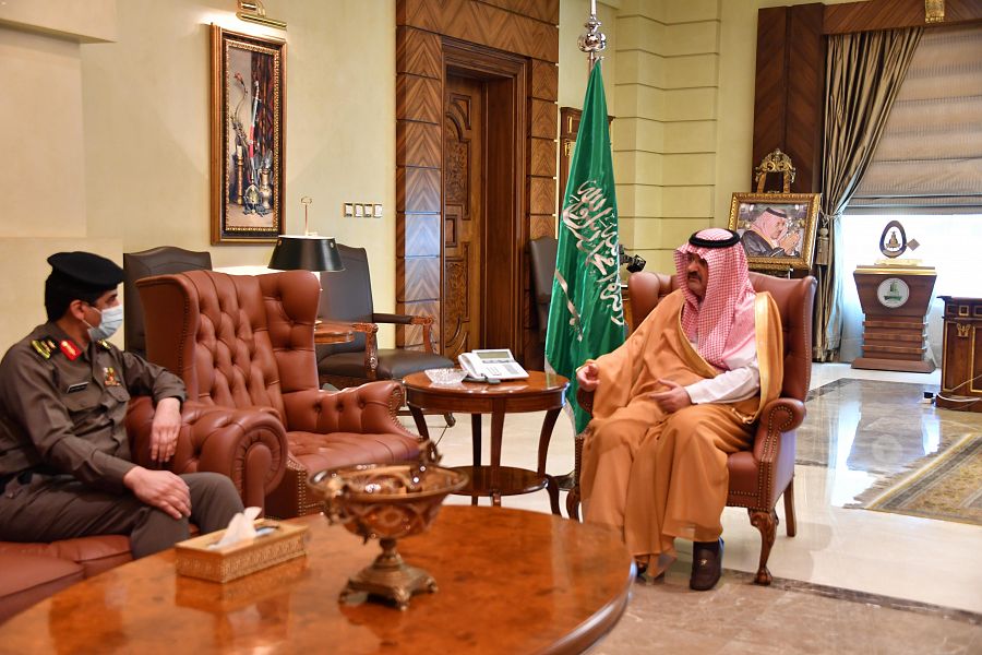 سمو الأمير مشعل بن ماجد يستقبل مدير شرطة جدة