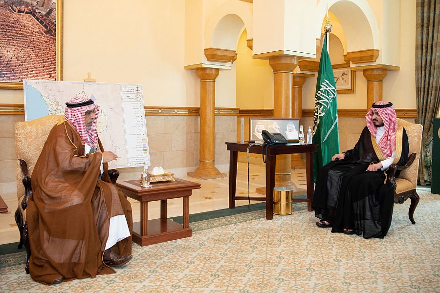سمو نائب أمير منطقة مكة يستقبل أمين العاصمة المقدسة