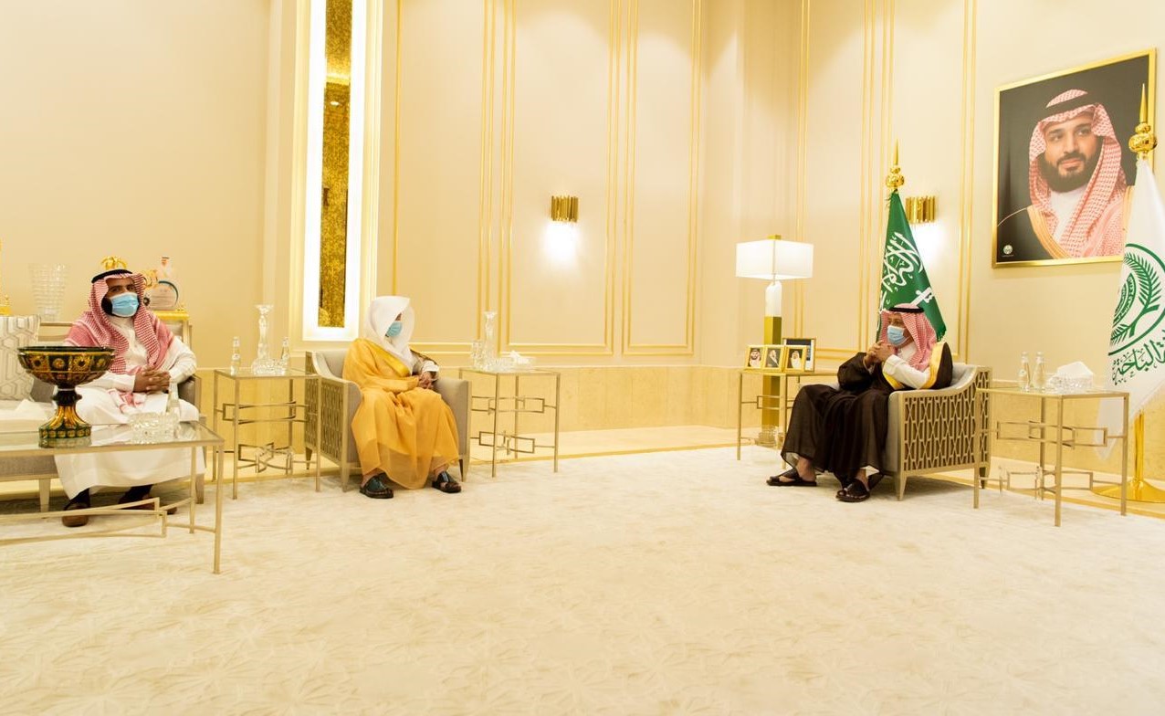 امير الباحة : يستقبل الشيخ حسام عسيري والمهندس حمود القحطاني