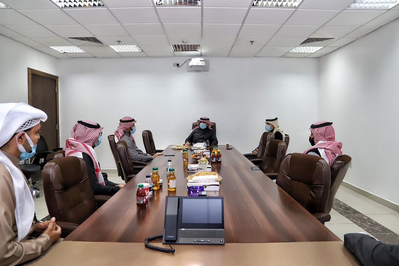 وفد من جامعة الجدود الشمالية يزور إدارة المخاطر بجامعة الجوف للإطلاع على تجربة الجامعة في تأسيس إدارة المخاطر