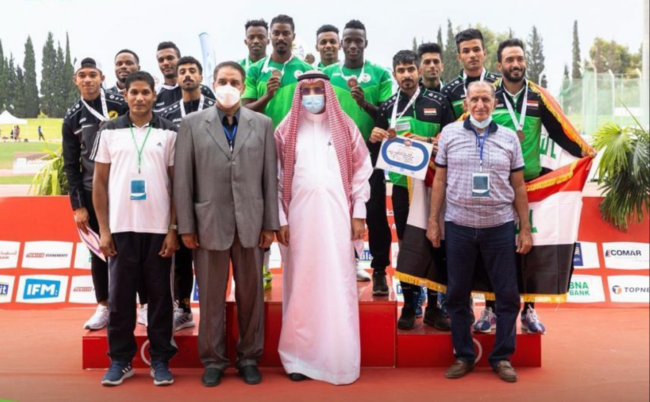 منتخب المملكة يتوج بذهبيتين في نهائيات البطولة العربية لألعاب القوى بتونس