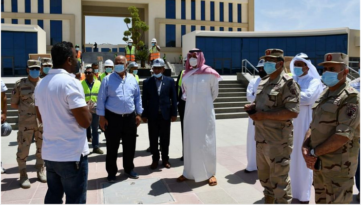 سمو رئيس الاتحاد السعودي للرماية يزور العاصمة الإدارية بالقاهرة