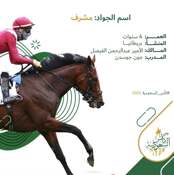 الجواد "مشرف" يحقق كأس السعودية ويفوز بأغلى كأس في العالم