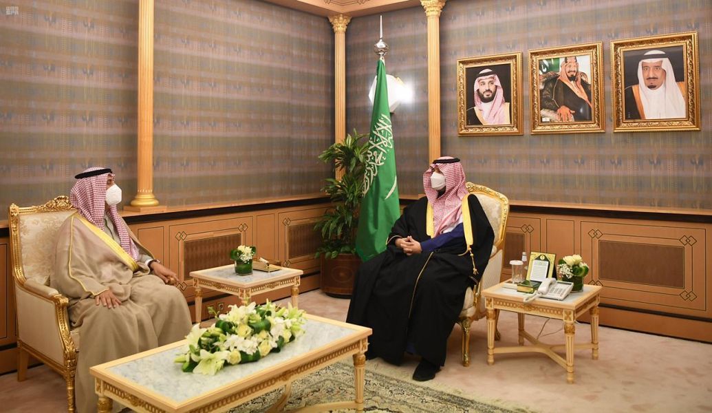 سمو الأمير تركي بن محمد بن فهد يستقبل سفير دولة الكويت لدى المملكة