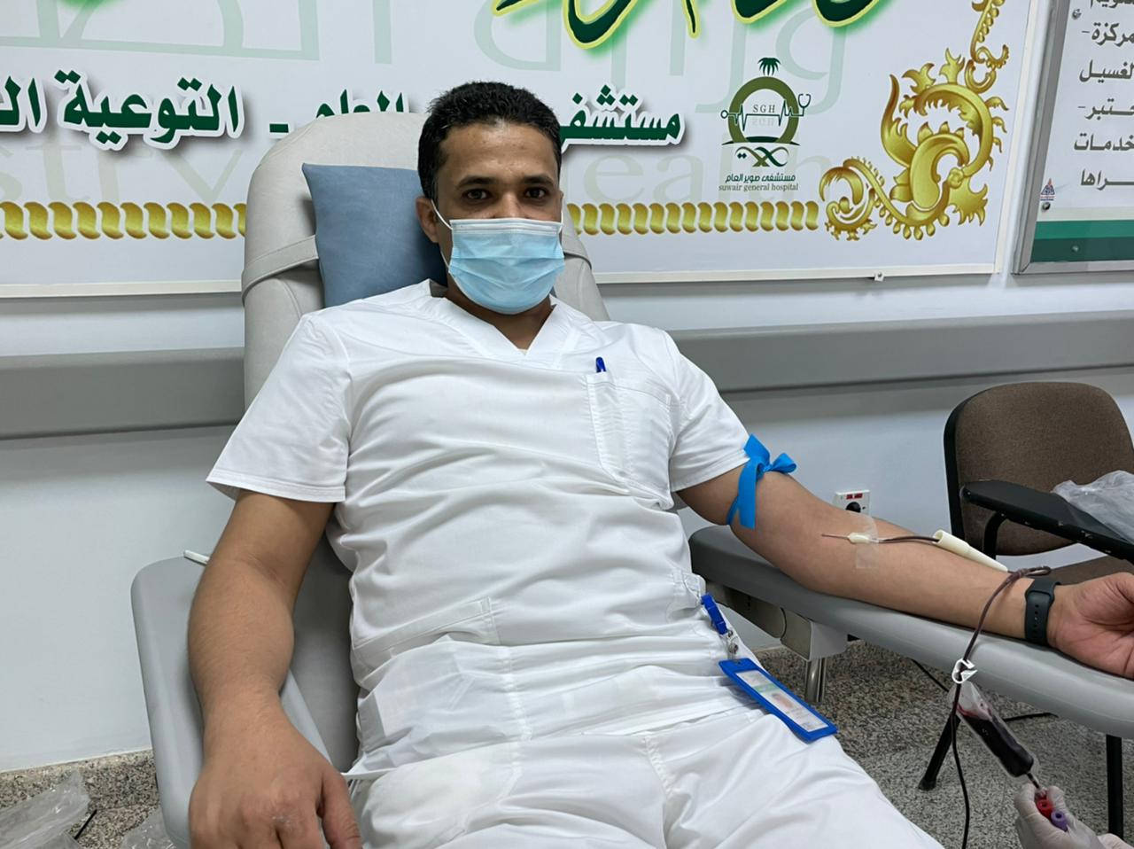 مستشفى صوير العام ينظم حملة التبرع بالدم