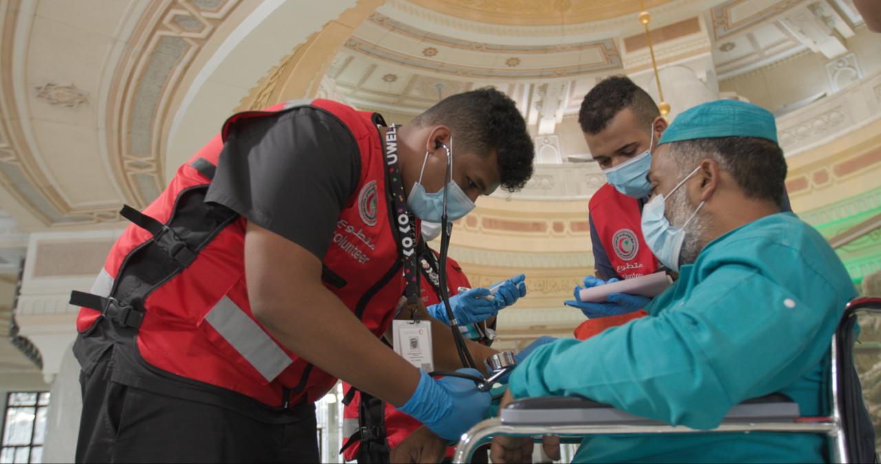 300 متطوع يشكل ٢٥ نقطة إسعافية بالحرم المكي و بالمشاعر المقدسة للحج