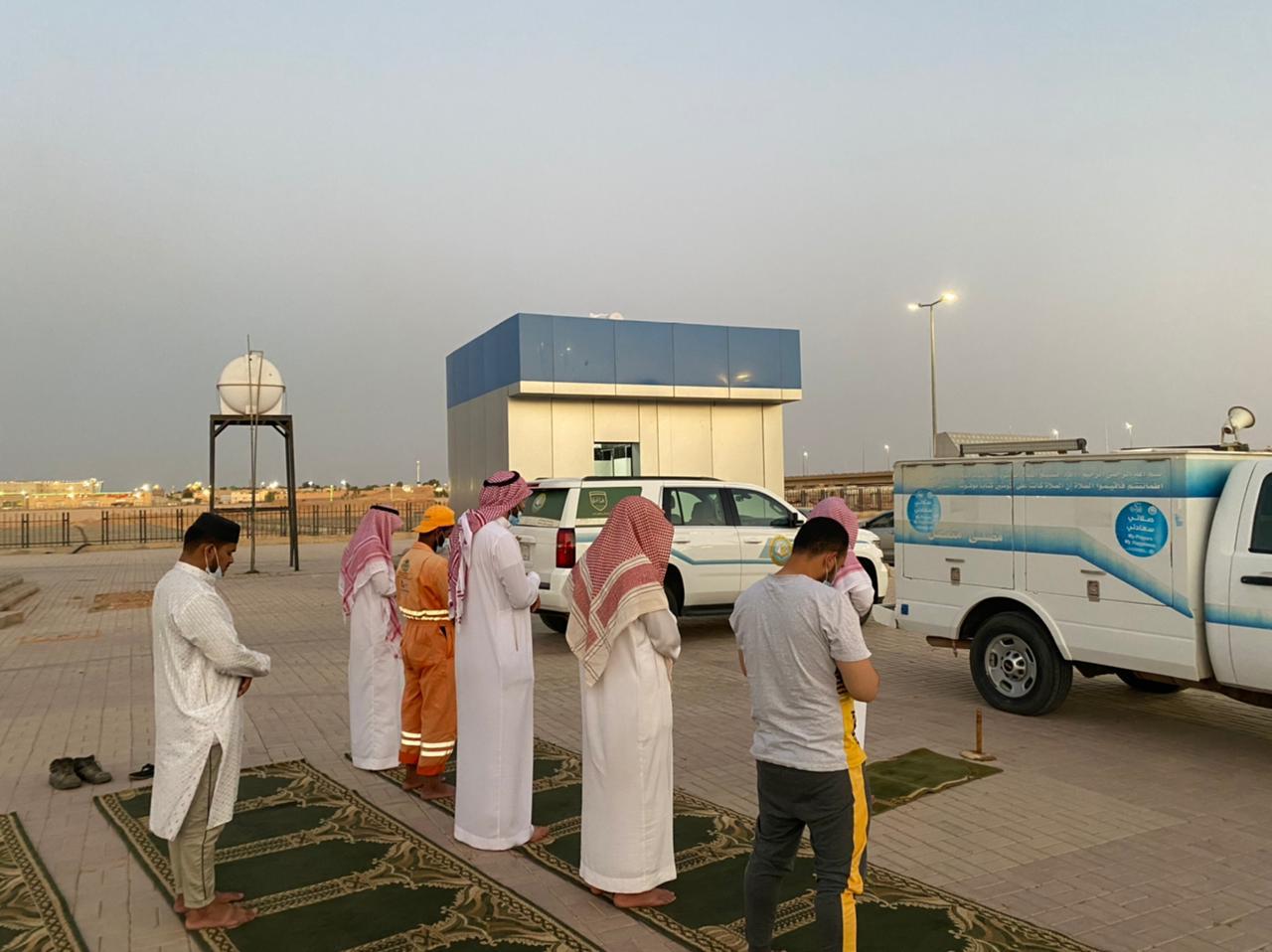 فرع هيئة الأمر بالمعروف بالشمالية يفعّل المصلى المتنقل