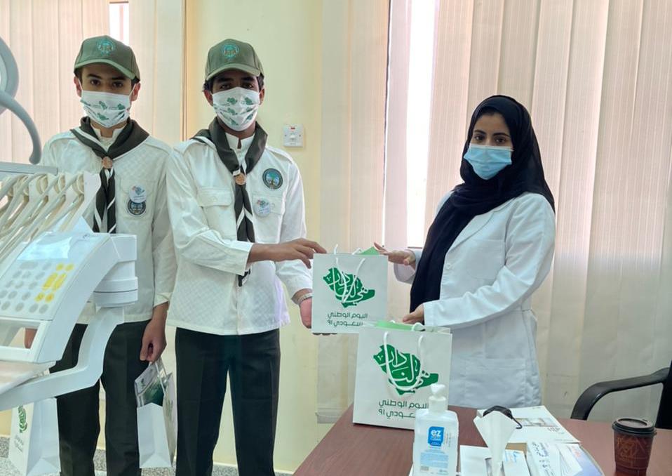 حضور فاعل ومميز للكشافة في مناسبة الاحتفاء باليوم الوطني الـ 91 للمملكة