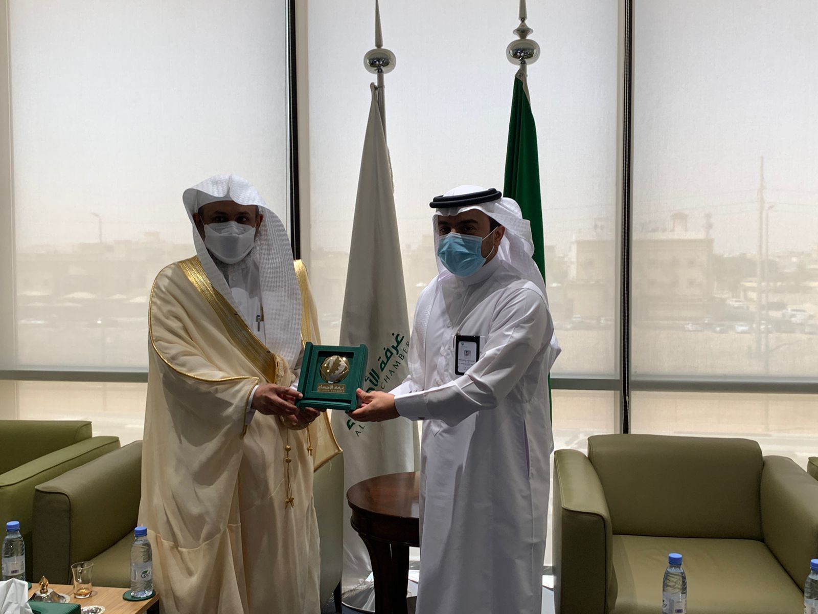 مدير عام فرع الرئاسة العامة لهيئة الأمر بالمعروف بالمنطقة الشرقية يلتقي بأمين عام غرفة الأحساء