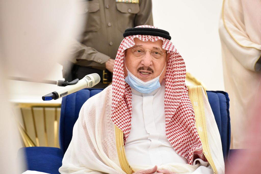 سمو أمير منطقة جازان يستقبل ‎المحافظين والمشايخ والمواطنين
