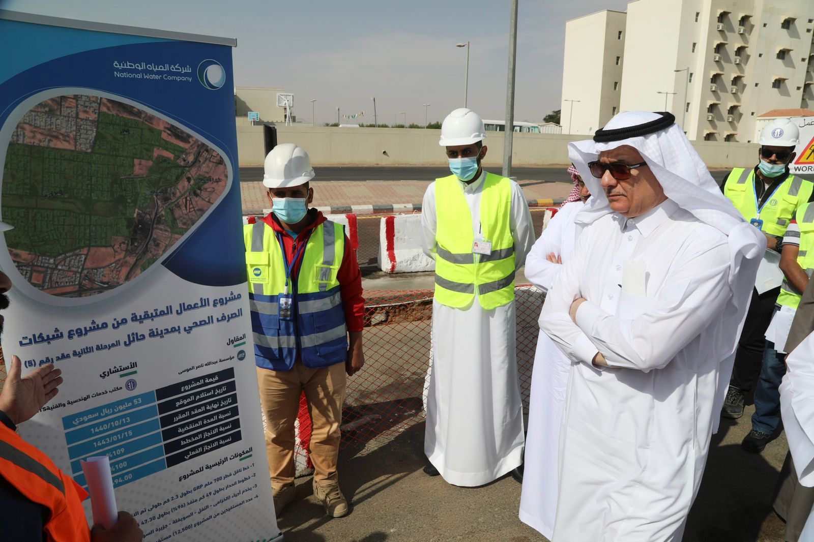 الوزير الفضلي يتفقد ميدانياً مشاريع منظومة البيئة والمياه والزراعة في منطقة حائل