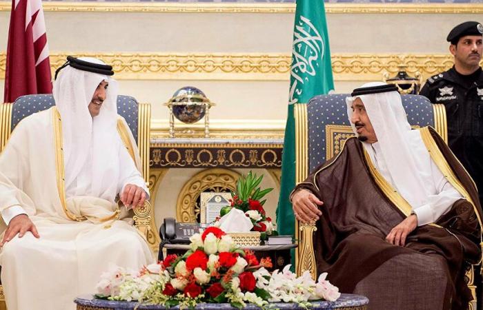 القيادة القطرية تهنئ خادم الحرمين الشريفين بمناسبة نجاح العملية التي أجراها سمو ولي العهد