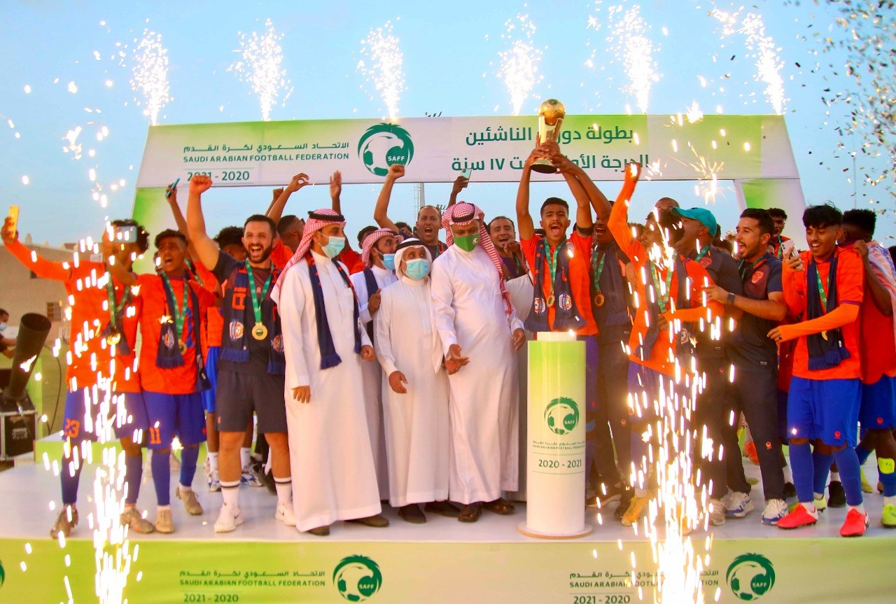 الفيحاء يتوج بطلاً لدوري الدرجة الأولى للناشئين تحت 17 عامًا