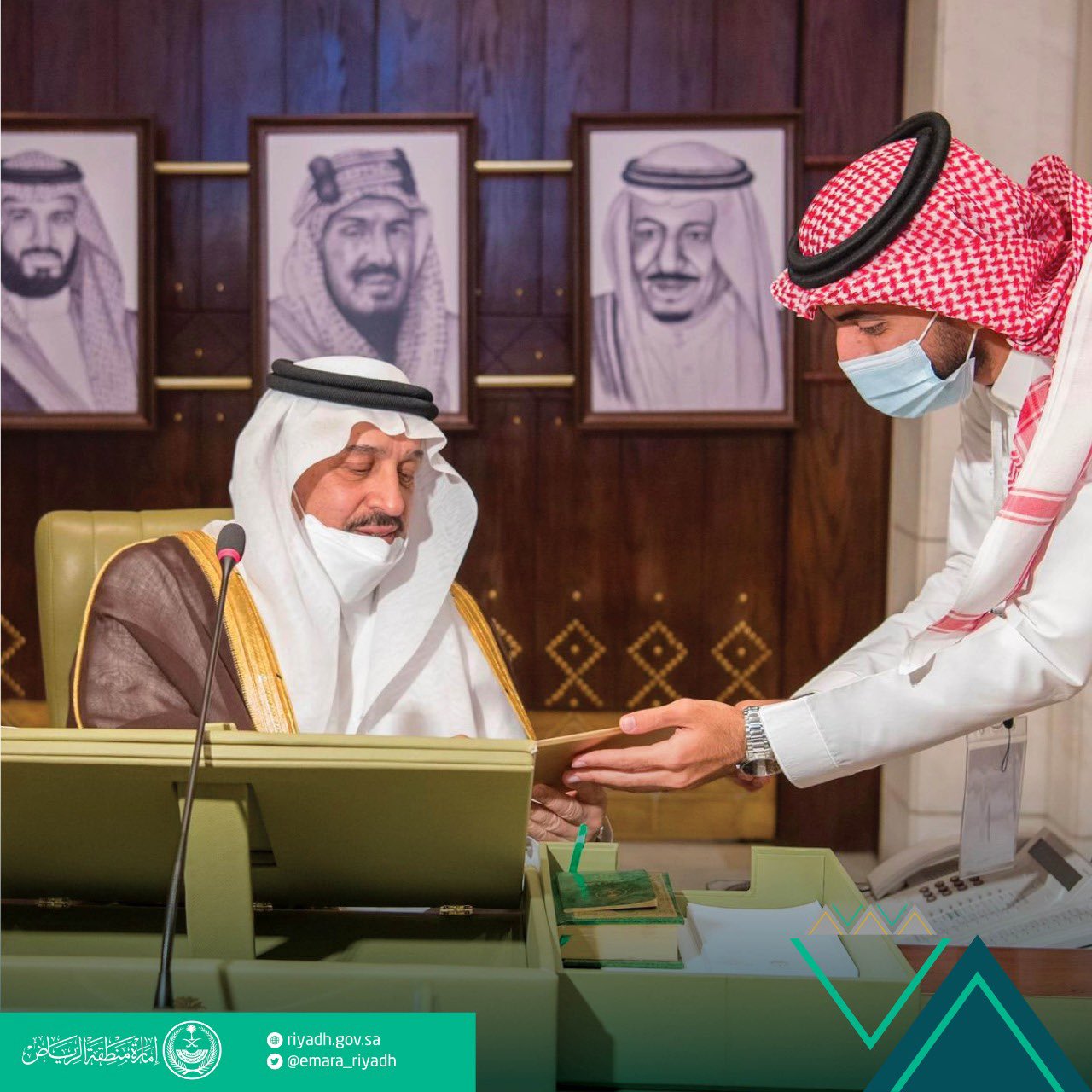 أمير الرياض يدشن مبادرة "معكم" لمساندة أبطال الصحة بحضور معالي وزير الصحة