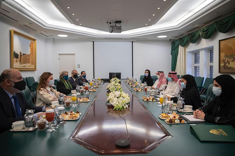 نائب وزير الخارجية يستقبل المديرة الإقليمية للمنظمة الدولية للهجرة لمنطقة الشرق الأوسط وشمال إفريقيا