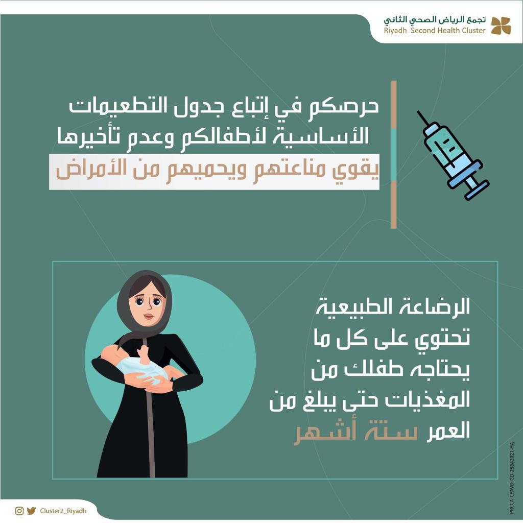 مكونات تجمع الرياض الصحي الثاني تشارك الأطفال بيومهم العالمي