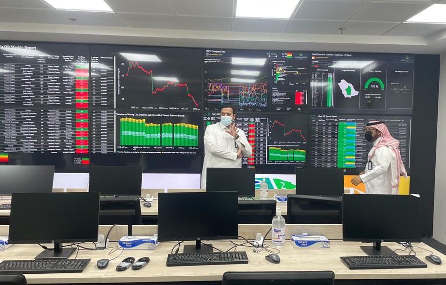 د. الشهراني يدشن التشغيل التجريبي للمركز الإقليمي الصحي للقيادة والتحكم بالرياض