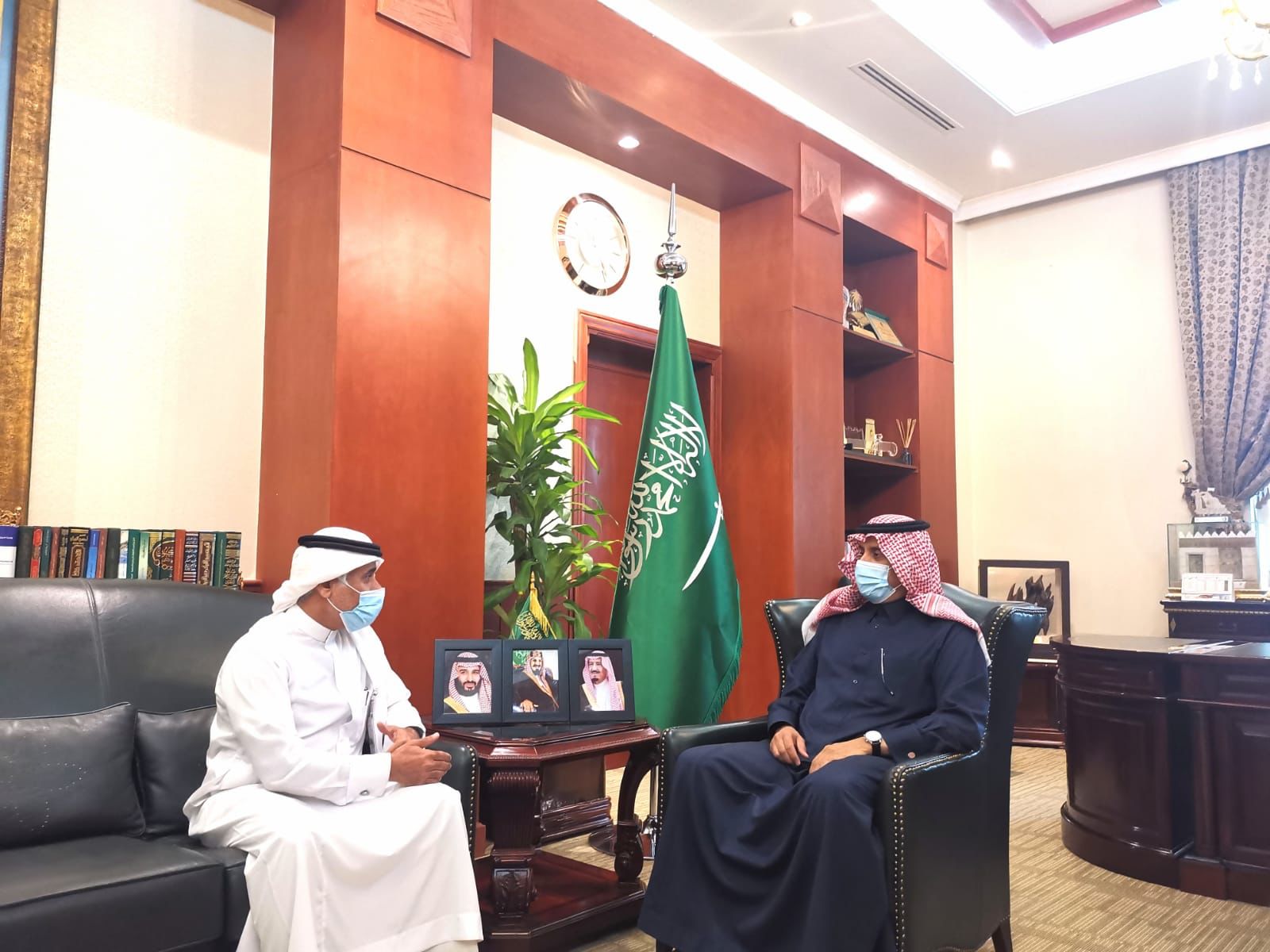 محافظ المجمعة يستقبل مدير مكتب الرياضة بالمحافظة