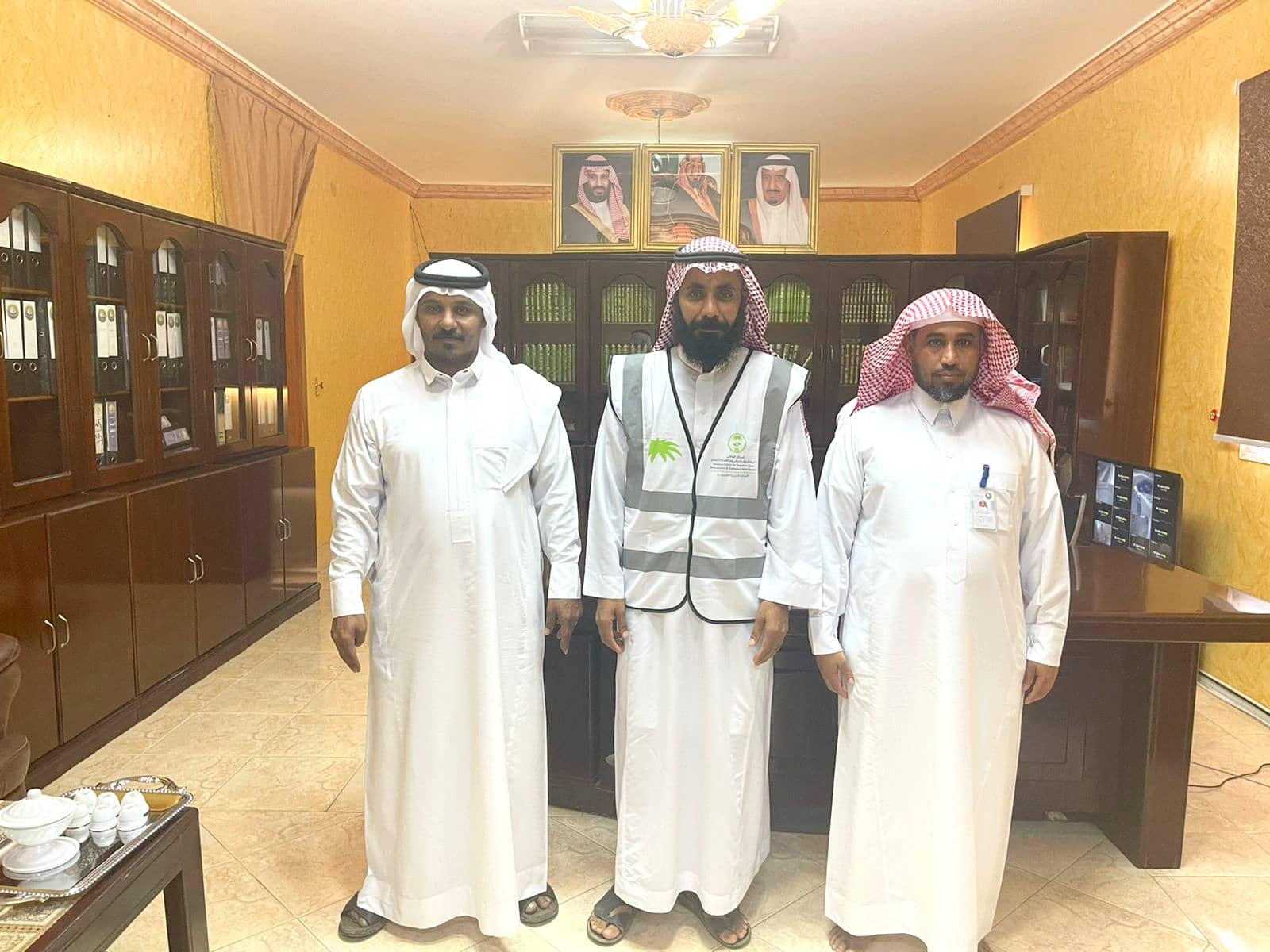 هيئة الأمر بالمعروف بمحافظة قلوة بالباحة تشارك في مبادرة السعودية الخضراء