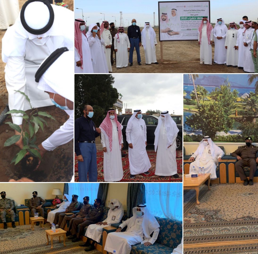 محافظ أحد المسارحة يدشن حملة "لنجعلها خضراء"