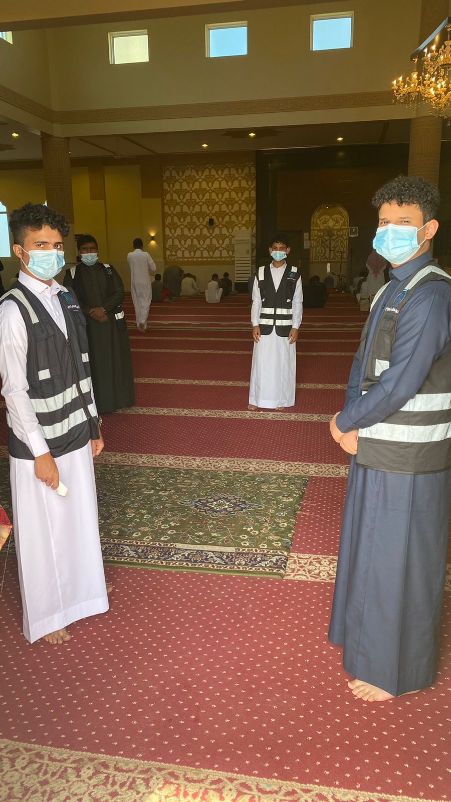 اسلامية جازان تطبق الاجراءات الاحترازية في صلاة الجمعة