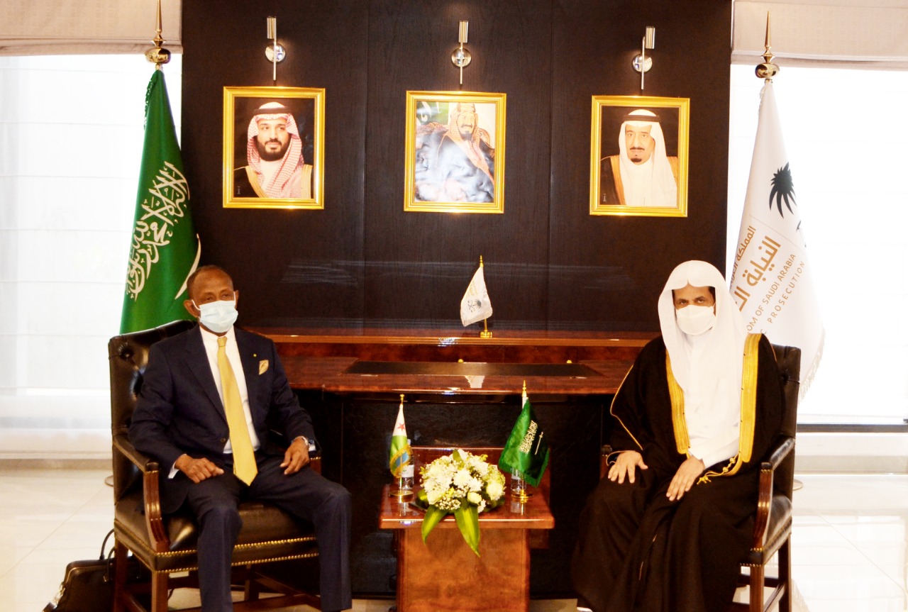 المعجب يستقبل النائب العام الجيبوتي