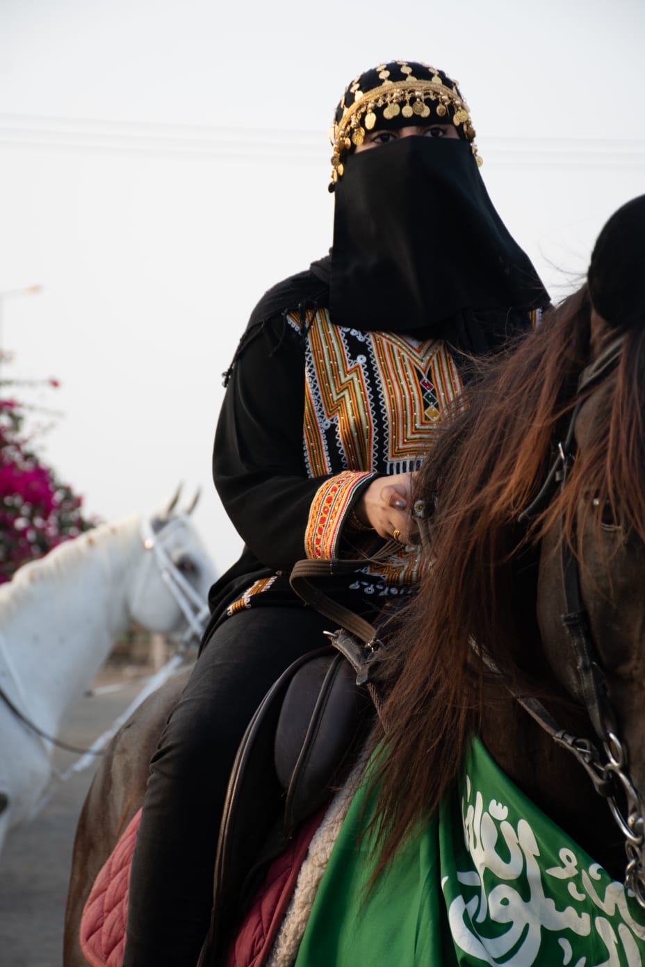 مربط مُهاب للخيل العربية بأبي عريش يشارك في إحتفالية التأسيس تحت شعار "يوم بدينا"