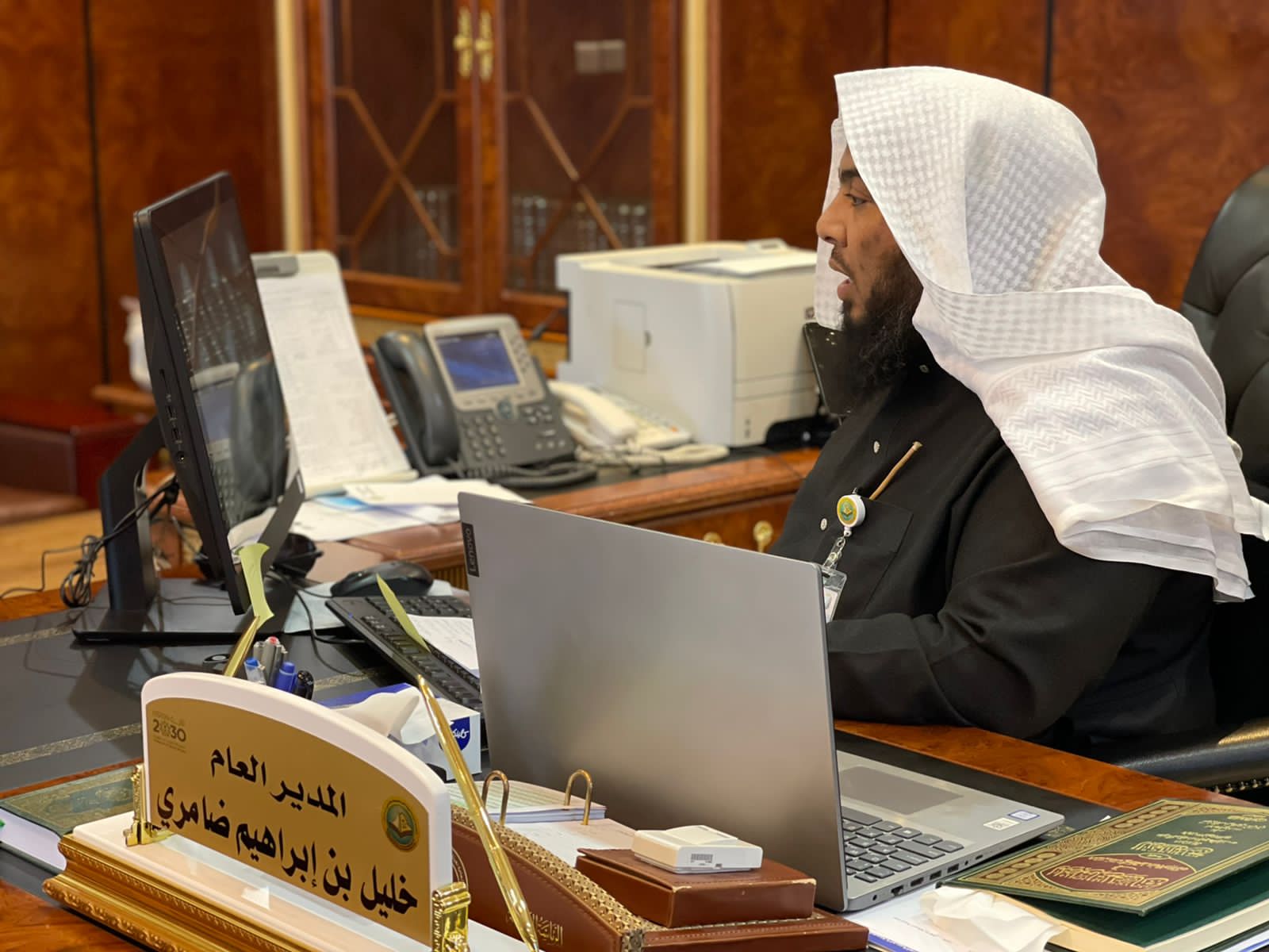 فرع هيئة الأمر بالمعروف في تبوك ينفذ لقاءً توجيهياً بعنوان (الوسطية من الكتاب والسنة)