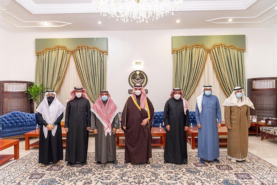 سمو أمير الجوف يستقبل رئيس وأعضاء مجلس إدارة نادي العروبة
