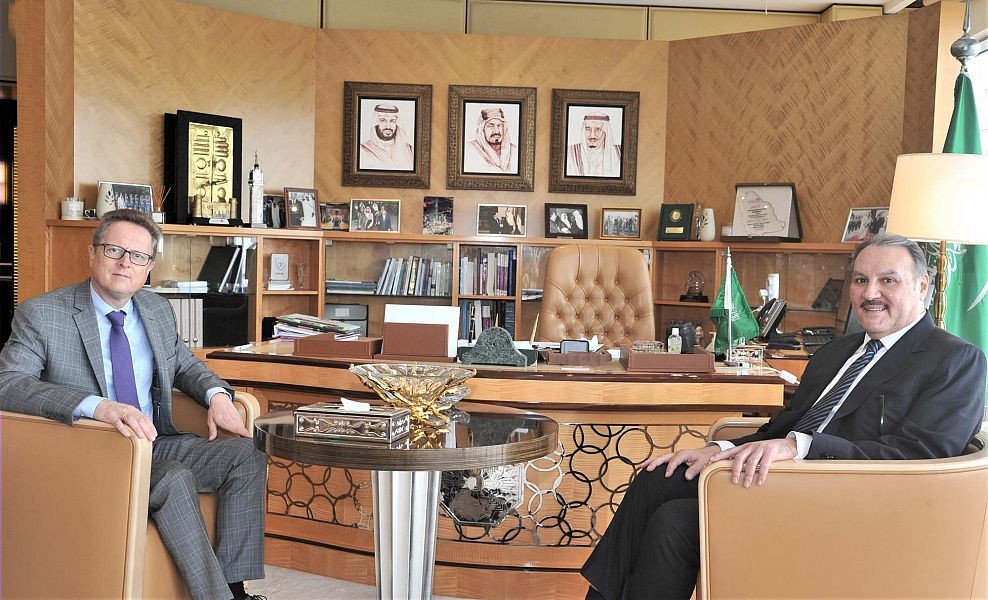 سفير المملكة لدى مصر يلتقي بنظيره الألماني